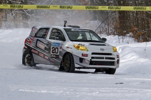 “ACP” Andrew Comrie-Picard and navigator Jeremy Wimpey made an impressive run in their 2WD Scion xD