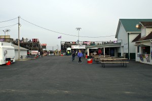 There is not a bad seat in the house at Attica Raceway Park.  Even from the concessions you can catch a bit of the on-track action.
