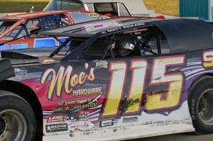 Matt Pickard sits in line-up awaiting a great night of racing at Crystal Motor Speedway.