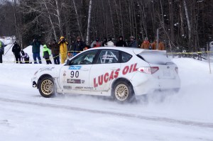 Lauchlin O'Sullivan & Scott Putnam drove their no.90 Subaru to a podium finish.