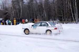 Jon Kramer & Jared Lantzy smoothly drove their no.777 through the intersection of Camp 8 & Huff Rd.